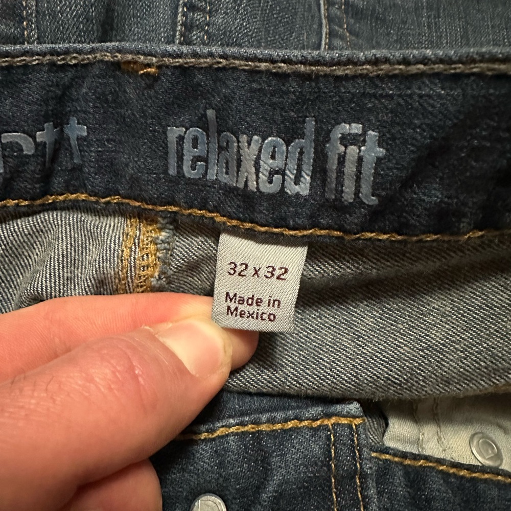 Carhartt Men's Blue Jeans - Picture 2 of 3